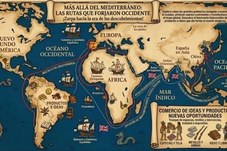 Rutas comerciales, era de las exploraciones - Vitamayor las Tranqueras  [25274]